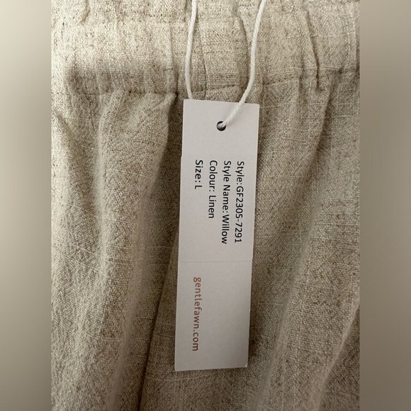 Gentle fawn willow pant, NWT, size large, linen colour - Picture 2 of 4